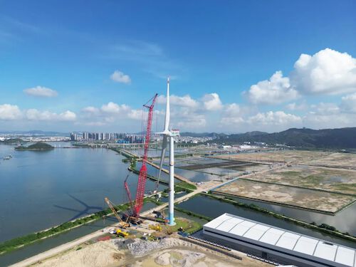 0714-微信-亚洲最大海上风机完成吊装 上海电气领航11兆瓦新时代1